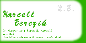 marcell berczik business card